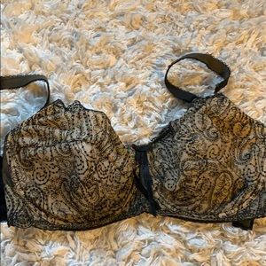 Non padded lace bra